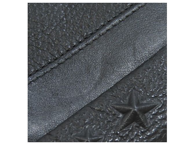 Jimmy Choo Star Embossed Leather Sling Bag Schwarz - Ansicht 13