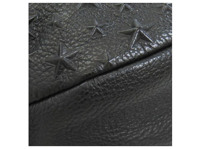 Jimmy Choo Star Embossed Leather Sling Bag Schwarz - Ansicht 19