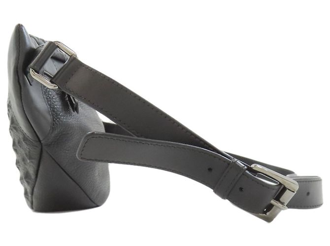 Jimmy Choo Star Embossed Leather Sling Bag Schwarz - Ansicht 3