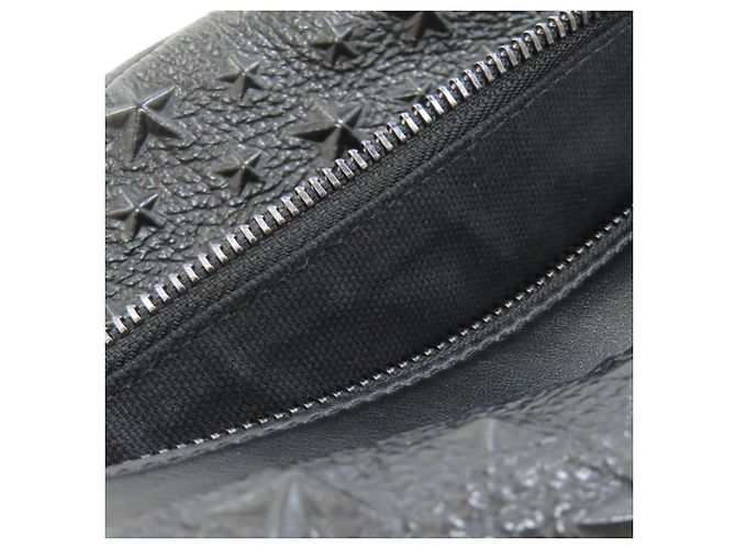 Jimmy Choo Star Embossed Leather Sling Bag Schwarz - Ansicht 8