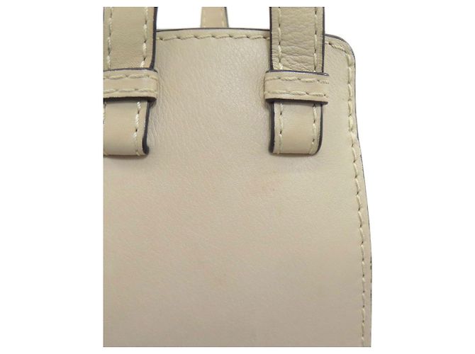 Borsa Loewe Hammock Mini 2-Way in pelle grigia Grigio - vista 18