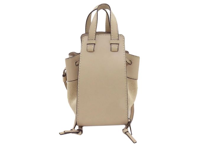 Borsa Loewe Hammock Mini 2-Way in pelle grigia Grigio - vista 2
