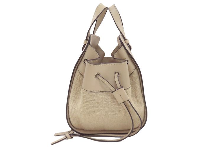 Borsa Loewe Hammock Mini 2-Way in pelle grigia Grigio - vista 3