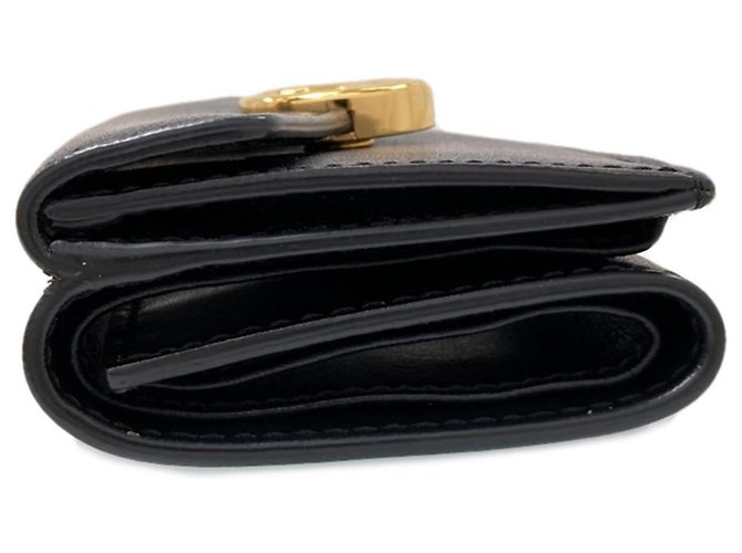 Fendi F Micro Trifold Wallet Schwarz - Ansicht 3