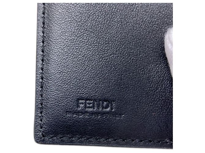 Fendi F Micro Trifold Wallet Schwarz - Ansicht 7
