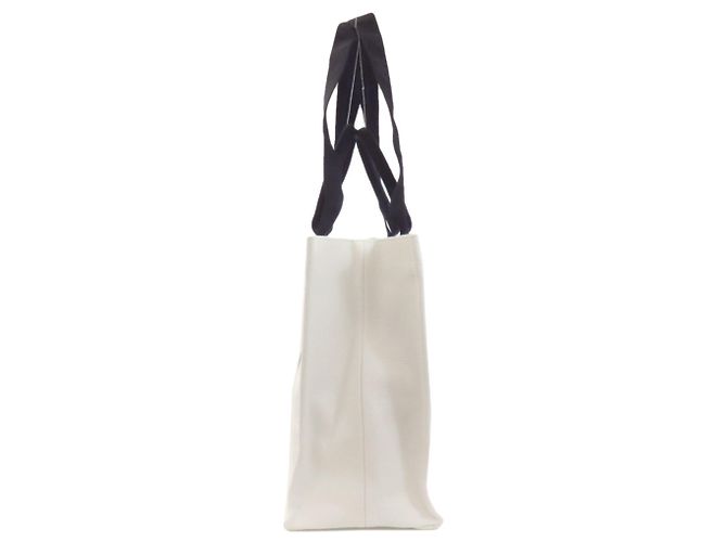 Borsa Tote 2-Way Marni Logo Print Nero Bianco - vista 3