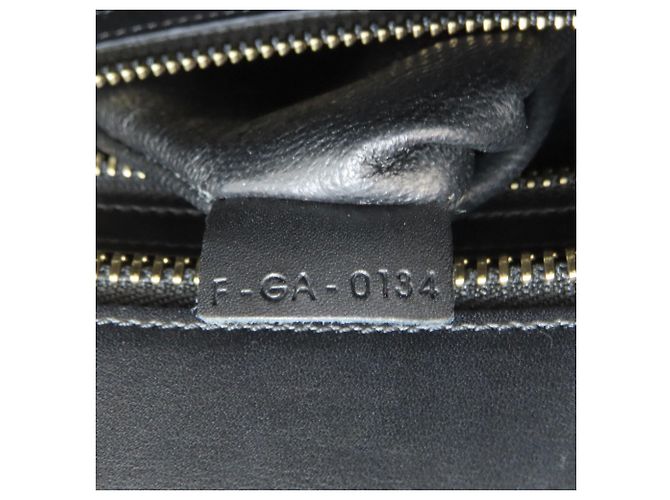 Céline Celine Luggage Micro Handbag Schwarz Weiß Grün - Ansicht 7