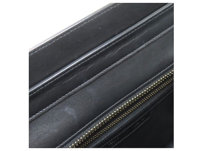 Céline Celine Luggage Micro Handbag Schwarz Weiß Grün - Ansicht 9