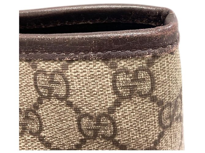 Borsa Tote Gucci 114595 GG Supreme Marrone - vista 13