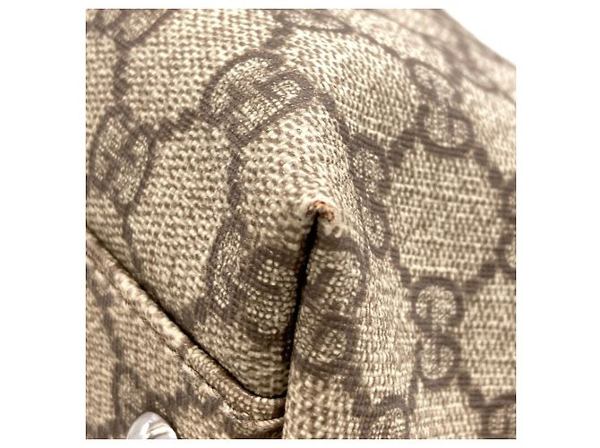 Borsa Tote Gucci 114595 GG Supreme Marrone - vista 22