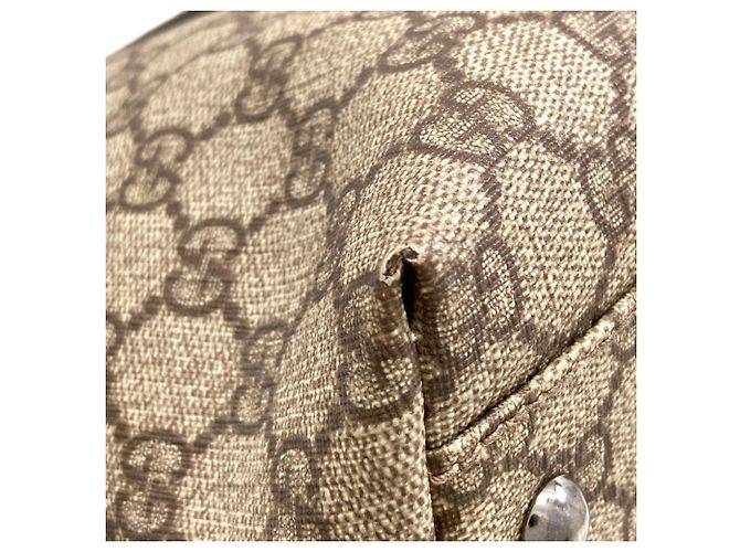 Borsa Tote Gucci 114595 GG Supreme Marrone - vista 23