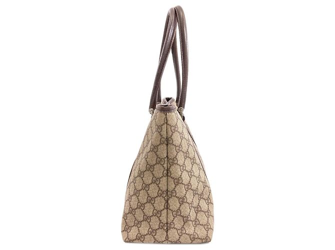Borsa Tote Gucci 114595 GG Supreme Marrone - vista 3