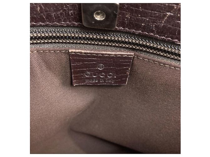 Borsa Tote Gucci 114595 GG Supreme Marrone - vista 6