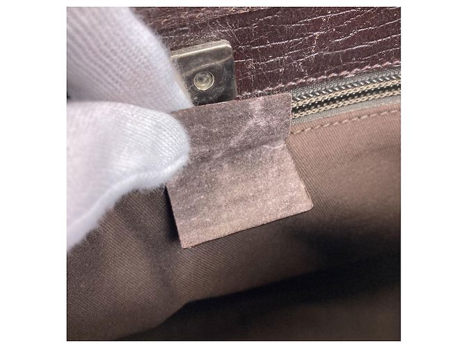 Borsa Tote Gucci 114595 GG Supreme Marrone - vista 9