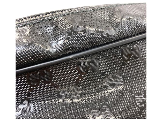 Borsa a Spalla Gucci 201448 GG Imprime Nero - vista 12