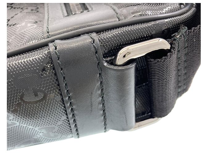 Borsa a Spalla Gucci 201448 GG Imprime Nero - vista 13