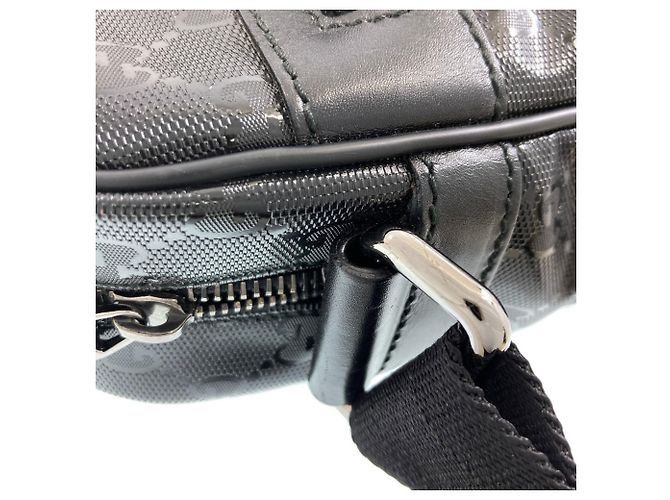 Borsa a Spalla Gucci 201448 GG Imprime Nero - vista 14