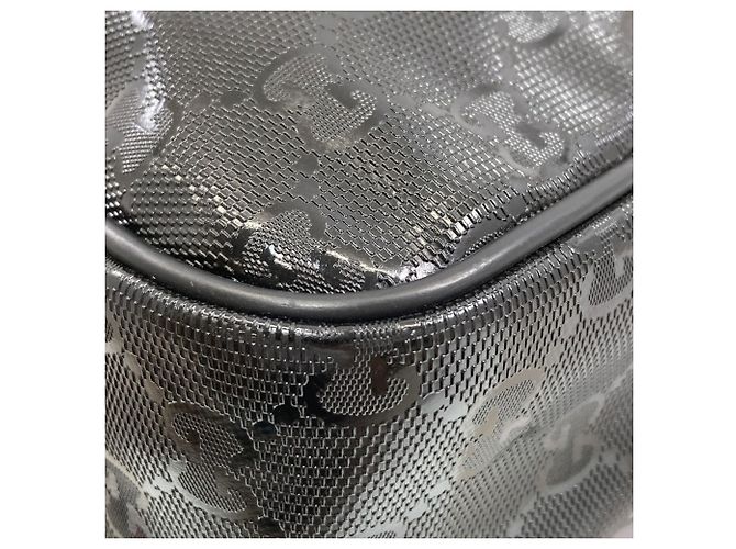 Borsa a Spalla Gucci 201448 GG Imprime Nero - vista 16
