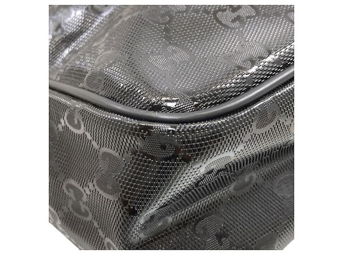 Borsa a Spalla Gucci 201448 GG Imprime Nero - vista 17