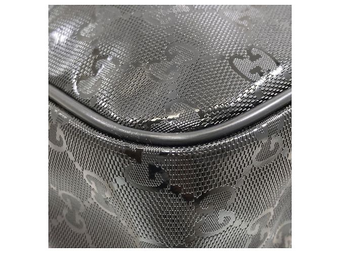Borsa a Spalla Gucci 201448 GG Imprime Nero - vista 19
