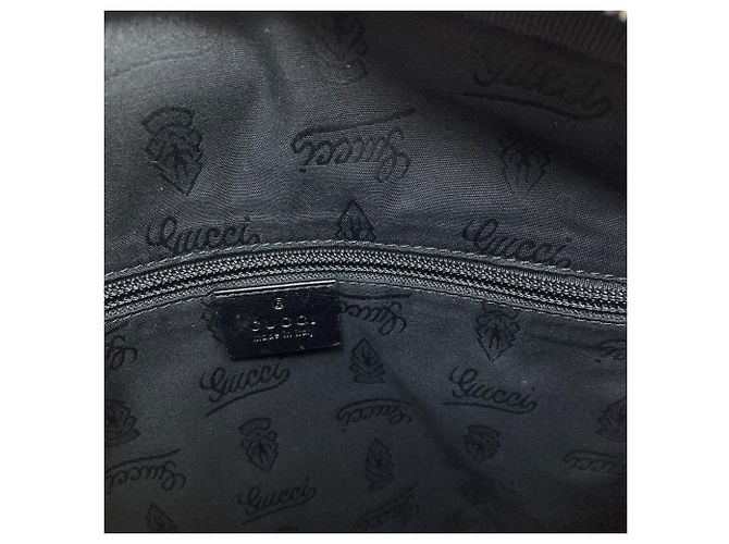 Borsa a Spalla Gucci 201448 GG Imprime Nero - vista 8