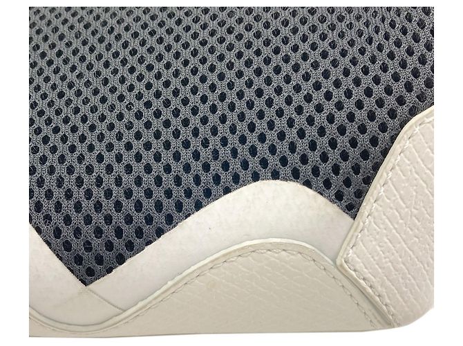 Borsa a 2 vie in mesh Longchamp Nero Bianco - vista 12