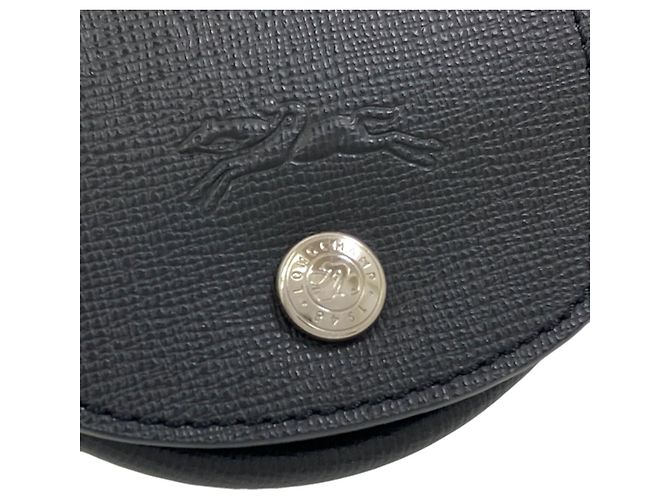 Borsa a 2 vie in mesh Longchamp Nero Bianco - vista 15
