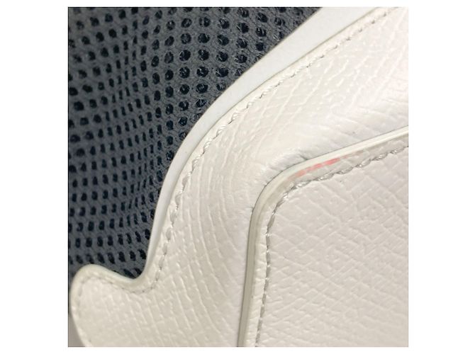 Borsa a 2 vie in mesh Longchamp Nero Bianco - vista 20