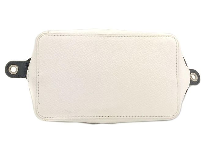 Borsa a 2 vie in mesh Longchamp Nero Bianco - vista 4