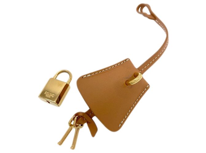 Céline Celine Horizontal Canvas Cabas Handtasche Braun Weiß - Ansicht 8