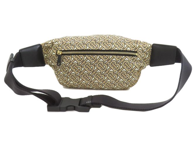 Borsa a tracolla Burberry TB Monogram Beige - vista 2