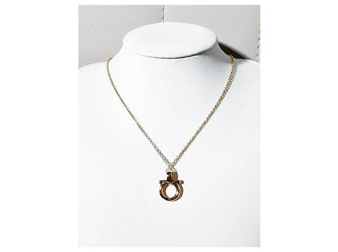 Collana Salvatore Ferragamo Gancini in Oro 18K D'oro - vista 5