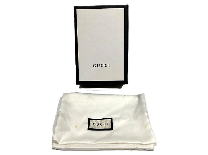 Mini billetera Gucci GG Supreme Cherry Beige - vista 5