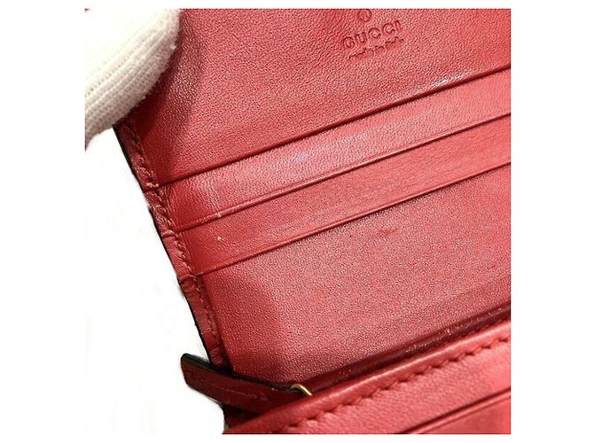 Mini billetera Gucci GG Supreme Cherry Beige - vista 7