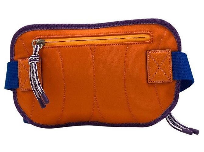 Borsa Gucci GG Nylon Blu Arancione Porpora - vista 2