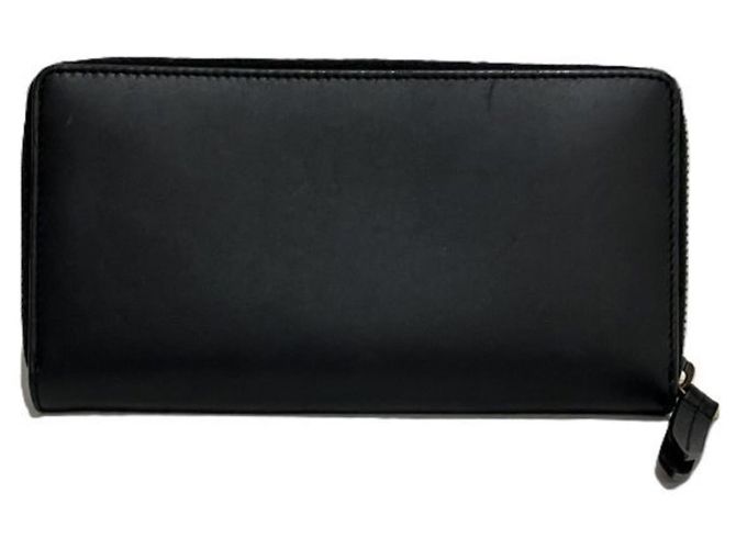 Gucci Animalier Bee Leather Long Wallet Black - view 2