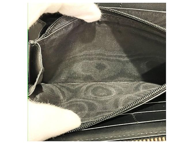 Gucci Animalier Bee Leather Long Wallet Black - view 5