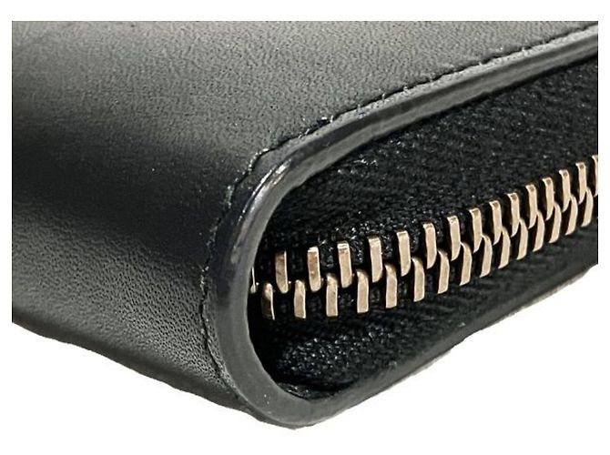 Gucci Animalier Bee Leather Long Wallet Black - view 9