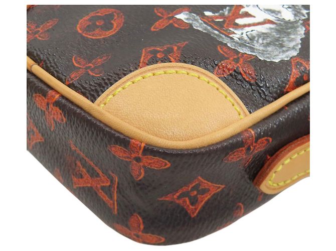 Borsa a tracolla Louis Vuitton Panamset Catgram Monogramma - vista 19