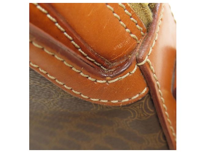 Céline Borsa a tracolla Celine motivo Macadam Marrone - vista 16