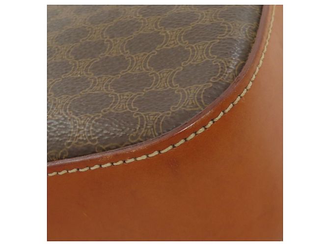 Céline Borsa a tracolla Celine motivo Macadam Marrone - vista 26