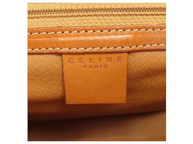 Céline Borsa a tracolla Celine motivo Macadam Marrone - vista 6
