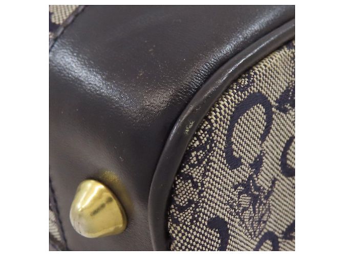 Céline Borsa Celine C. Sulky Canvas da donna Blu navy - vista 27
