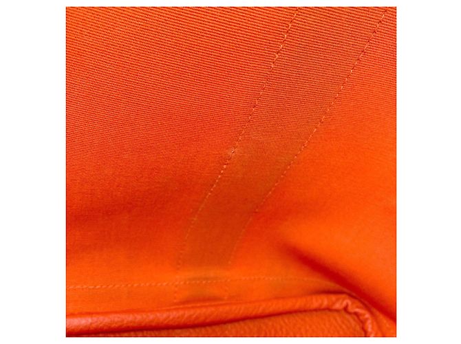 Hermès Sac cabas Hermes Garden Party PM Orange - vue 10