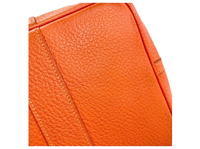 Hermès Sac cabas Hermes Garden Party PM Orange - vue 16
