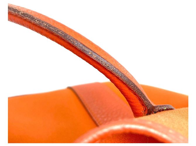 Hermès Sac cabas Hermes Garden Party PM Orange - vue 17