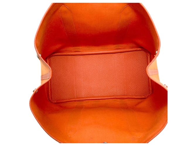 Hermès Sac cabas Hermes Garden Party PM Orange - vue 5