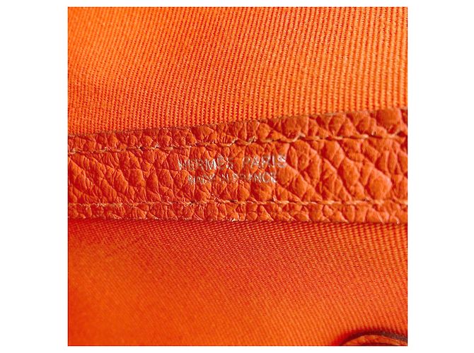 Hermès Sac cabas Hermes Garden Party PM Orange - vue 6
