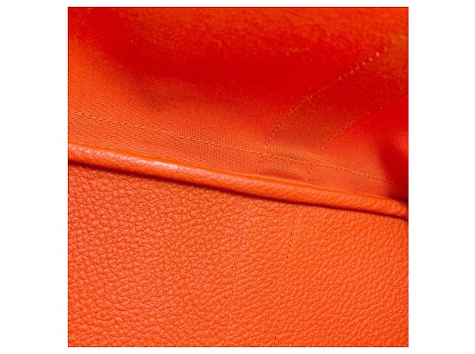 Hermès Sac cabas Hermes Garden Party PM Orange - vue 8