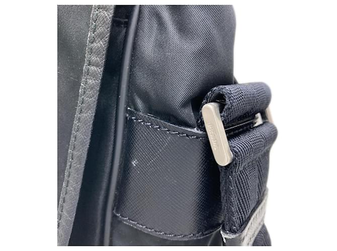 Borsa a Spalla Prada Logo Nero - vista 13